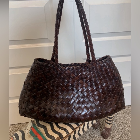 Dragon Diffusion Santa Croce Bag - Large Size - Dark Brown - Picture 4 of 16